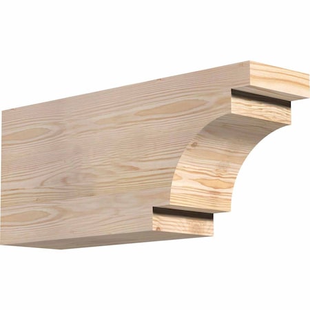 Ekena Millwork Mediterranean Rough Sawn Rafter Tail, Douglas Fir, 6"W x 10"H x 24"L RFT06X10X24MED00RDF